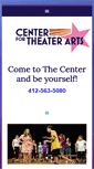 Mobile Screenshot of centerfortheaterarts.org